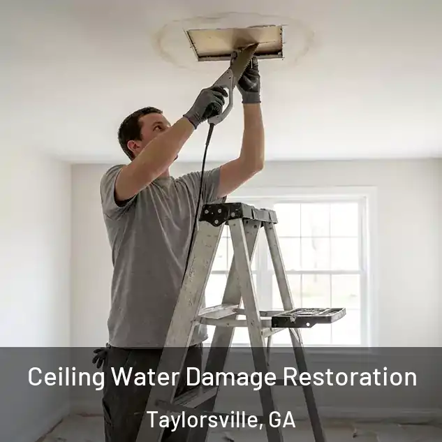  Ceiling Water Damage Restoration Taylorsville, GA
