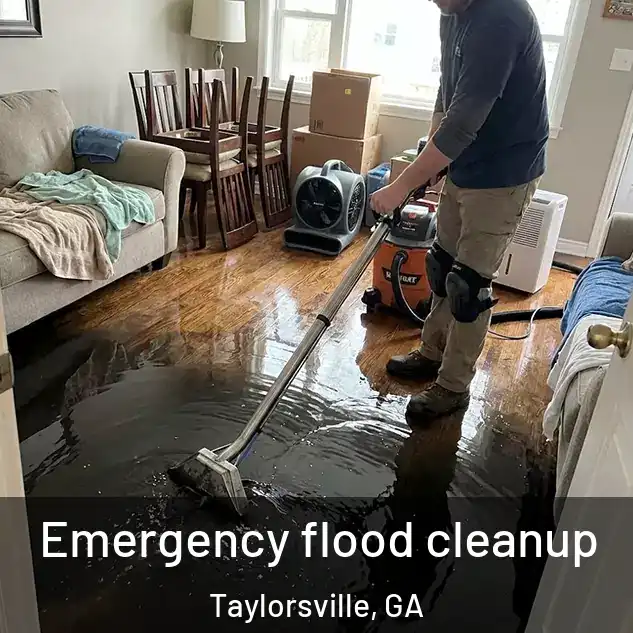  Emergency flood cleanup Taylorsville, GA