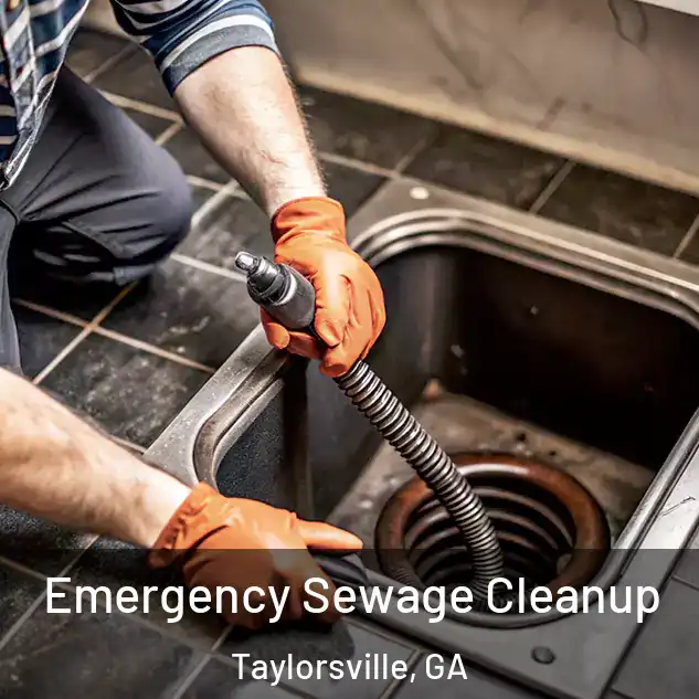  Emergency Sewage Cleanup Taylorsville, GA