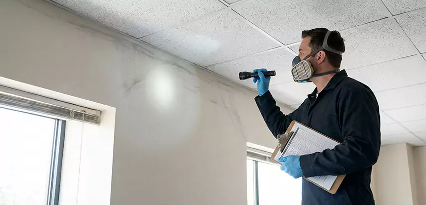 Ceiling Water Damage Inspection in Taylorsville