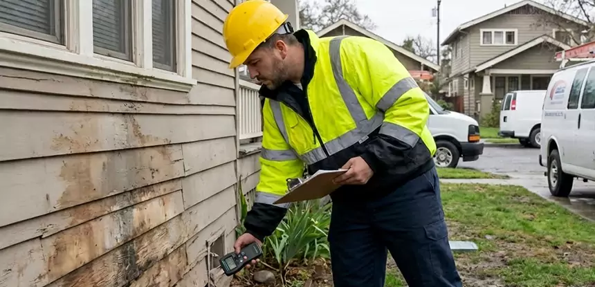 Water Damage Exterior Wall Taylorsville