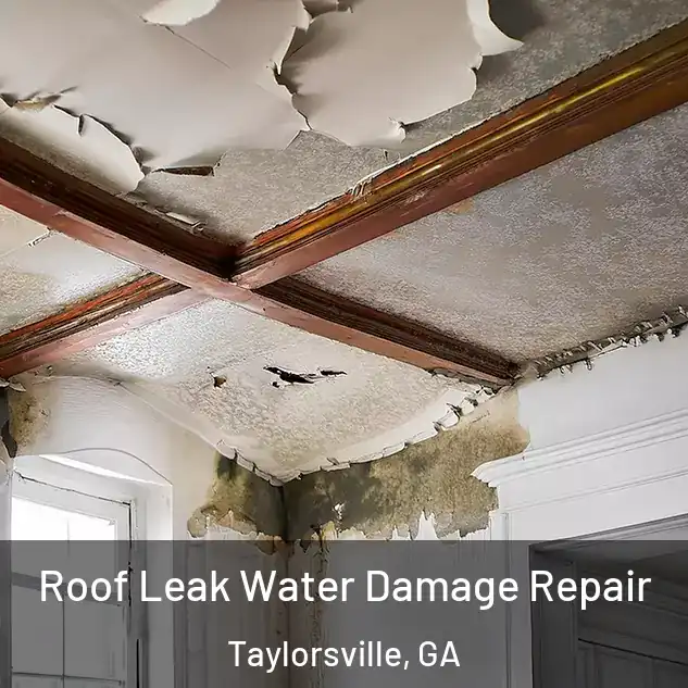  Roof Leak Water Damage Repair Taylorsville, GA