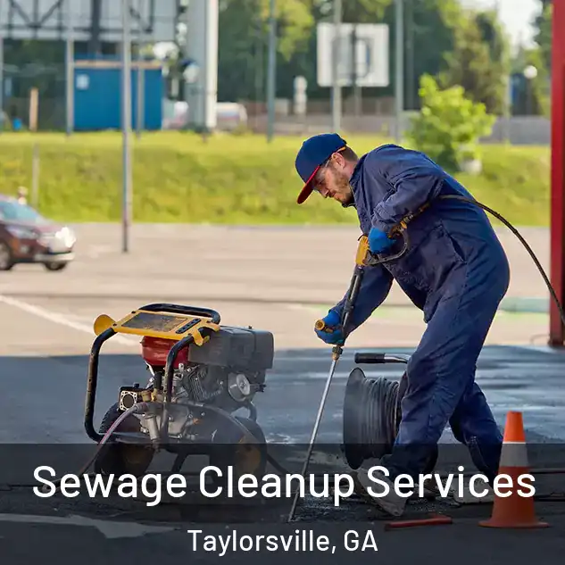  Sewage Cleanup Services Taylorsville, GA